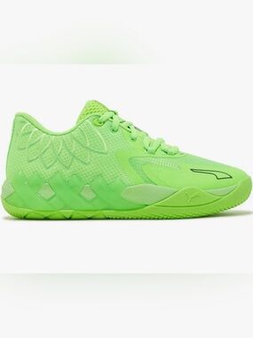 Puma MB.01 “Not From Here” LaMelo Ball basketball shoes Lime Green